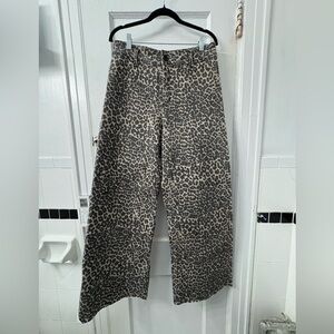 NWT LONDON Rhett Pants - Leopard